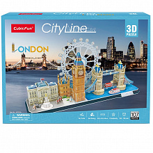 3D пазл Лондон CityLine, 107 деталей