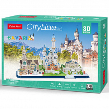 3D пазл Бавария CityLine, 178 деталей